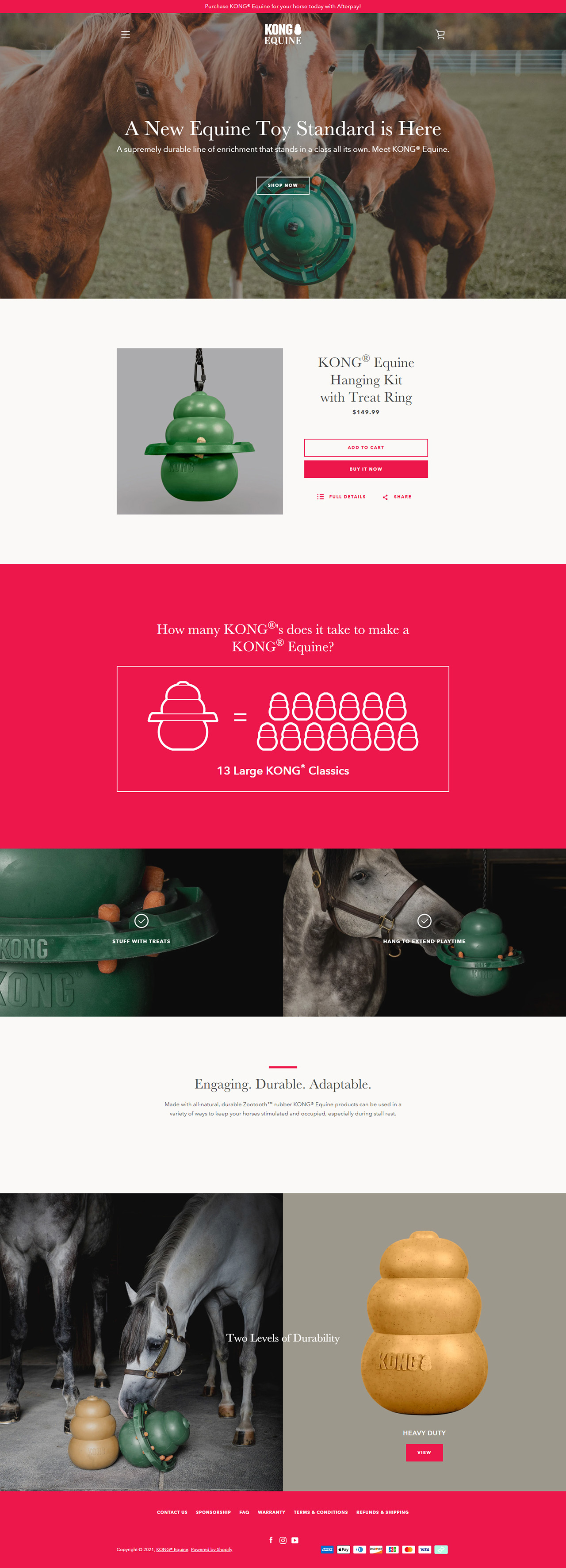 The entire length of the home page shown in one screenshot.