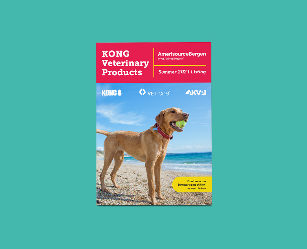 The unopened KVP Seasonal Catalog with its cover on top.